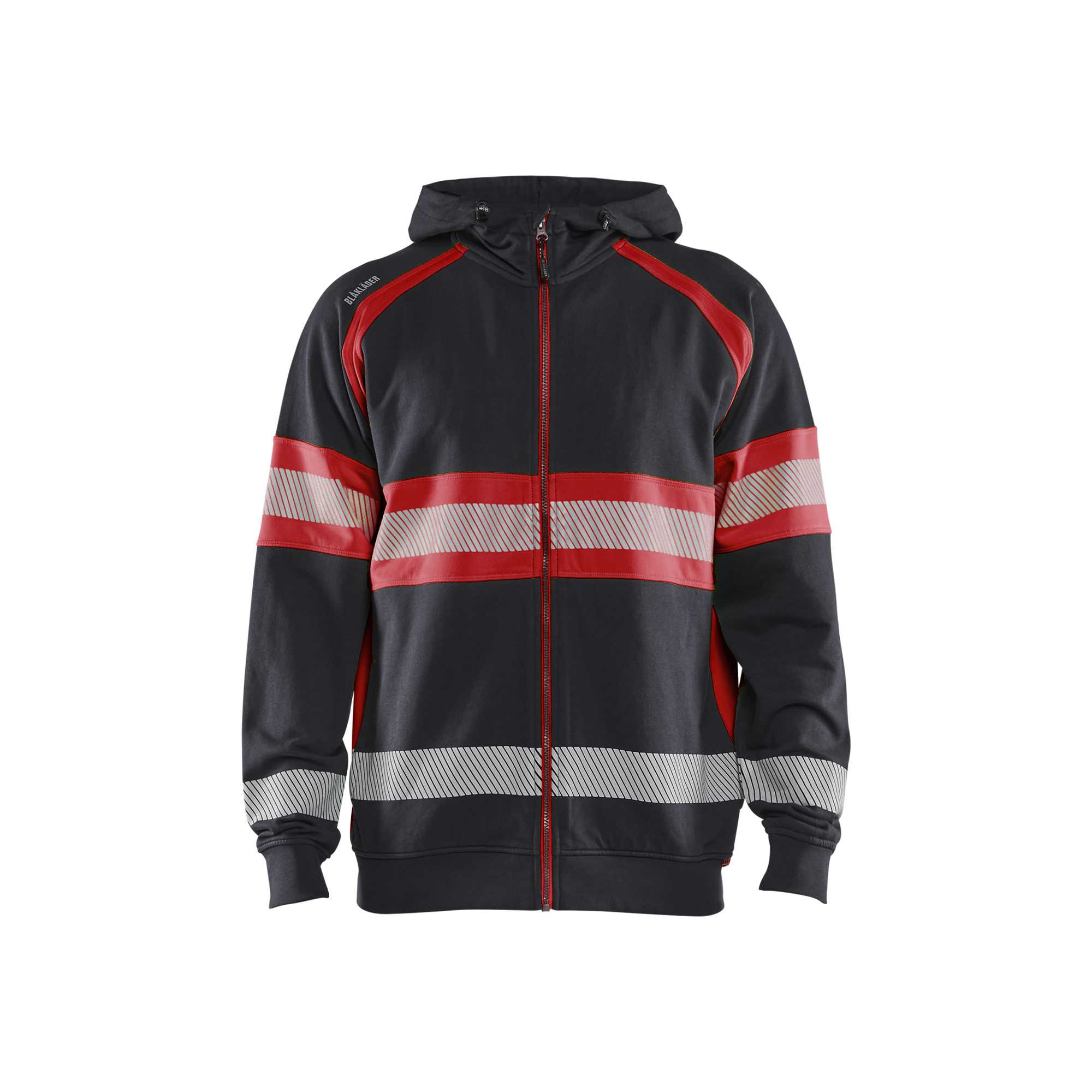BLAKLADER 35521158 Hi Vis Hoodie Hi Vis Reflective Hoodie Work Sweatshirt MEN - 100% Cotton